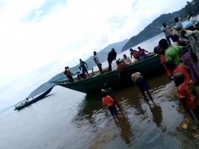 RDC:  Nouveau naufrage sur le Lac Kivu,8 morts et une vingtaine de disparus ,60 rescapés