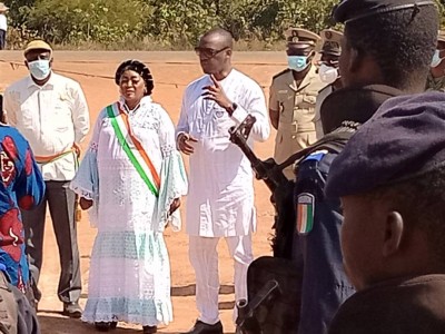 Côte d'Ivoire  :  Tengréla, Mamadou Touré félicite les forces de l'ordre pour leur travail de sécurisation « remarquable » de la frontière