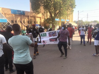 Burkina Faso : Des membres d'un mouvement interpellés après une marche illégale