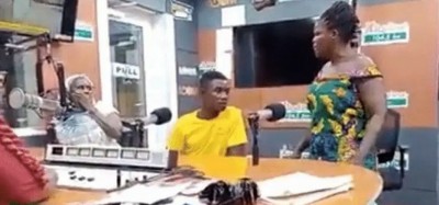 Ghana :  Une femme gifle son mari en direct sur une radio contre une accusation