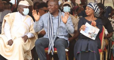 Côte d'Ivoire : Depuis Man, Mabri Toikeuse et Albert Flindé fument le calumet de la paix devant leurs parents «nous travaillerons ensemble pour le développement de la région »