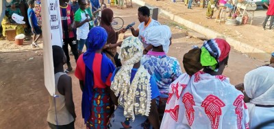 Côte d'Ivoire : Une campagne   de sensibilisation transfrontalière à l'endroit des PVVIH organisée à Bouaké