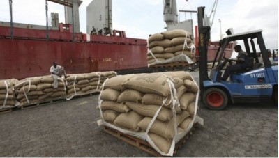 Côte d'Ivoire : Les arrivées du cacao dans les ports sont en baisse de 12% à 13% par rapport à la même période en 2020, selon le patron du Conseil