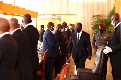 Côte d'Ivoire : Premier conseil des ministres 2022, communiqué de la Présidence