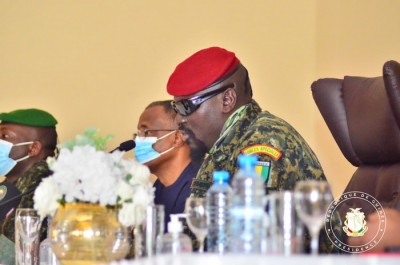 Guinée : Mamadi Doumbouya au corps diplomatique: « Alpha Condé pourra se faire soigner dans le pays de son choix »