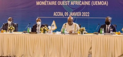 Mali : Ouverture d'une session extraordinaire de l'UEMOA, puis  adoption de très lourdes sanctions contre la junte