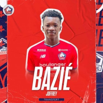 Burkina Faso : Le jeune footballeur Jeoffrey Bazié signe avec Lille