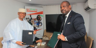 Côte d'Ivoire : Le FGPME et le FSA signent une convention et s'engagent à accompagner, l'entrepreneuriat privé ivoirien en particulier, les PME