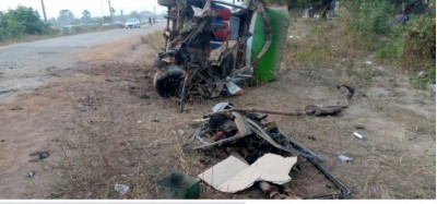 Côte d'Ivoire : Quatre morts signalés dans l'explosion d'un véhicule  au centre du pays