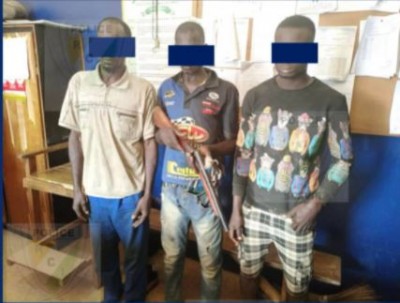 Côte d'Ivoire : Yamoussoukro, interpellation d'un gang présumé  qui sévissait dans la capitale et environs
