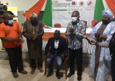 Côte d'Ivoire : Bouaké, réélu président de l'UNAJCOP-CI, Ladji Abou Sanogo dénonce le fait que « des correspondants ne perçoivent aucun centime à la fin du mois »