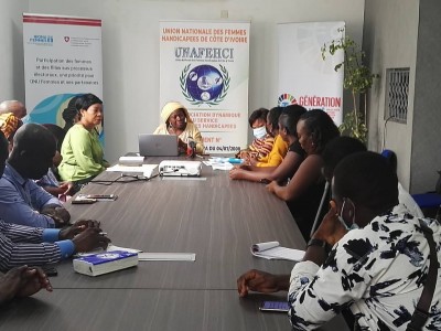 Côte d'Ivoire : Des femmes en situation de handicap lancent une campagne pour changer la conception du public sur leur cas