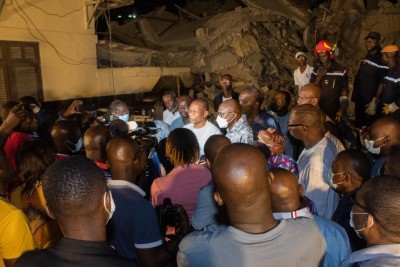 Côte d'Ivoire : Effondrement d'un immeuble à Treichville, Bruno Koné exprime sa compassion aux familles et rassure que son département ministériel œuvre pour sécuriser le cadre