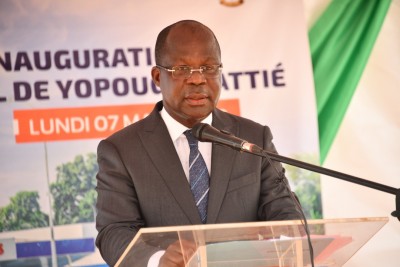 Côte d'Ivoire :    Inauguration de l'hôpital général de Yopougon-Attié, Pierre Demba annonce que les étudiants de l'INFAS traînent des bourses