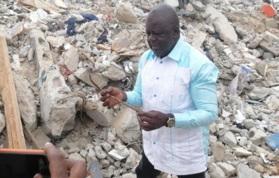 Côte d'Ivoire :  Cocody, effondrement d'un immeuble à Angré, le CVCI appelle les victimes à porter plainte contre les fabricants de fer à béton afin que justice leur soit rendue