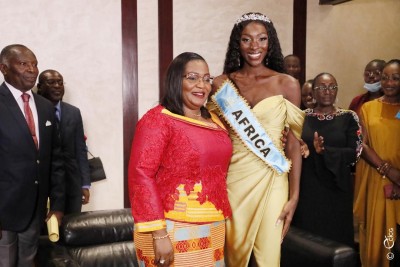 Côte d'Ivoire : Miss monde 2021, élue 2ème dauphine, Olivia Yacé regagne Abidjan