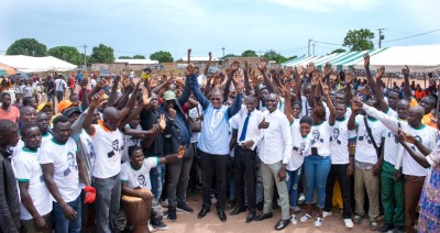 Côte d'Ivoire : Depuis Kouto, Bruno Koné invite les jeunes de la Bagoué à être ambitieux et à croire en eux
