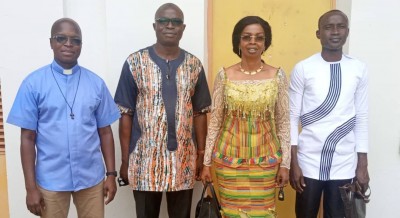 Côte d'Ivoire : Un cadre du Gbêkê apporte son soutien aux fidèles de la cathédrale Sainte Thérèse pendant cette période de carême