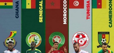 Afrique :  Les 5 pays qualifiés pour le Mondial 2022 au Qatar
