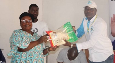Côte d'Ivoire : Bouaké, en pleine implantation, le PDL-CI fait d'importants dons de riz à ses militants du Gbêkê