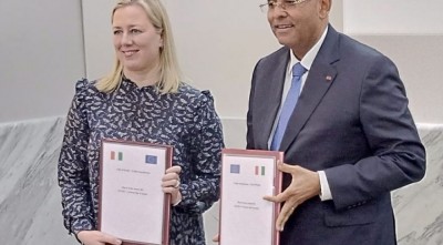 Côte d'Ivoire :   Union Européenne signe 5 conventions dans le cadre du Plan d'actions annuel 2022 d'un montant de 38 milliards de FCFA
