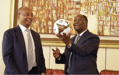 Côte d'Ivoire :  Patrice Motsepe rassuré des infrastructures mises en place pour accueillir la CAN 2023