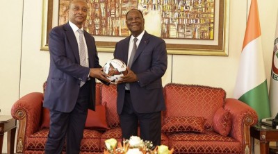 Côte d'Ivoire : Contrairement à ce que  le président de la CAF a déclaré avant son départ, Patrice Motsepe aurait plaidé en vain auprès de Ouattara pour un consensus autour de Drogba