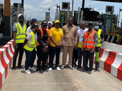 Côte d'Ivoire : Week-end pascal, ouverture à blanc du poste à péage de Grand-Bassam à compter de ce vendredi ; Amédé Kouakou sur le terrain pour s'enquérir du pouls de la situation