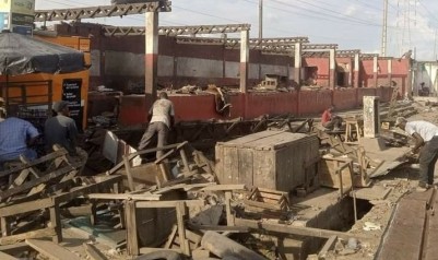 Côte d'Ivoire : Yopougon, le site Gabriel-gare, lieu de vente privilégié de la viande de porc, rasé