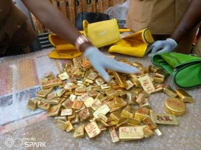 Cameroun : Douala, un présumé trafiquant arrêté avec 14 kilos de lingots d'or