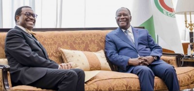Côte d'Ivoire : Corridor Abidjan-Lagos, le président de la BAD révèle à  Ouattara que son institution a mobilisé 15,6 milliards de dollars pour la réalisation du projet