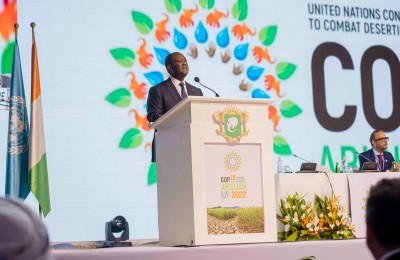 Côte d'Ivoire : COP 15, Alassane Ouattara préside la cérémonie officielle d'ouverture