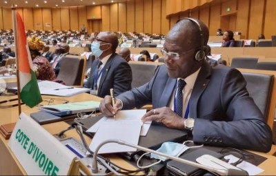 Côte d'Ivoire : Depuis Addis-Abeba, Vagondo : « Nous allons   renforcer les moyens pour une réponse plus adaptée dans la lutte contre le terrorisme et les changements anticonstitutionnels »
