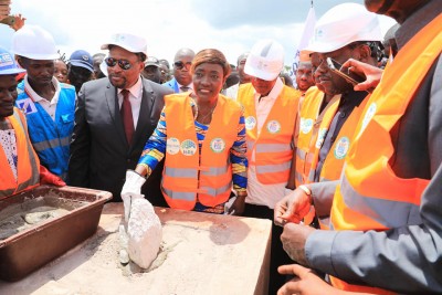 Côte d'Ivoire : Mariatou Koné a procédé au lancement des travaux de construction du lycée d'excellence de jeunes filles avec internat de Daloa