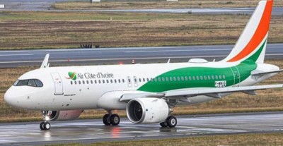 Côte d'Ivoire : Un avion de la compagnie Air Côte d'Ivoire « endommagé » suite à un fort vent