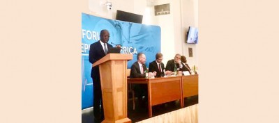 Côte d'Ivoire :  Forum Tchéco-africain sur la santé, le ministre Pierre Dimba N'Gou présente le système sanitaire ivoirien à Prague