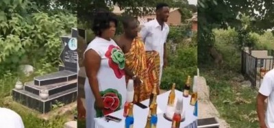 Ghana :  Un acteur fête son anniversaire dans un cimetière et contraint de s'expliquer
