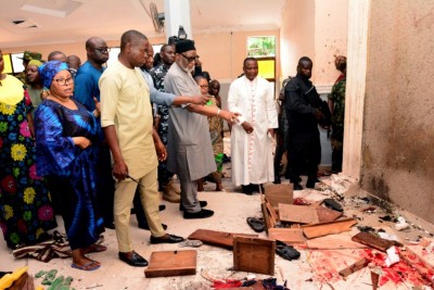 Nigeria : « Attaque terroriste dans une église », le bilan passe à 22 morts et 58 blessés