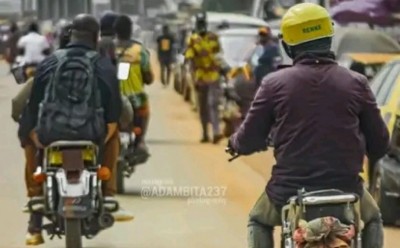 Cameroun : Nouvelle interdiction des motos taxis dans le centre urbain de Yaoundé