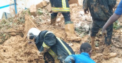 Côte d'Ivoire : Forte pluie ce jeudi à Abidjan , des personnes ensevelies signalées dans un éboulement à Mossikro (Attécoubé)
