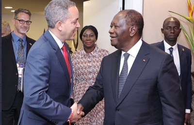 Côte d'Ivoire : En marge de l'Africa CEO Forum, Ouattara échange avec la SFI, les USA, Air France et Arise Ivoire