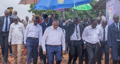 Côte d'Ivoire : Pluies, Achi constate les dégâts du jour, 6 morts dans un bidonville d'Attécoubé