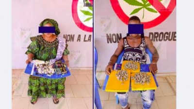Côte d'Ivoire : Oumé, 02 personnes présumées vendeuses de drogue interpellées