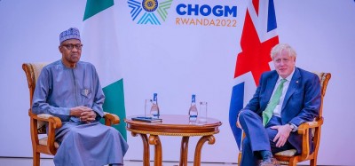 Nigeria :  Promesse de Buhari à Boris Johnson « Un autre mandat pour moi ? Non ! »