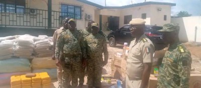 Côte d'Ivoire : Abengourou, une opération douanière permet la saisie d'importantes quantités de drogues, MQIF et véhicules