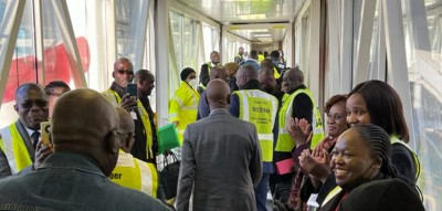 Côte d'Ivoire : C'est fait ! Air Côte d'Ivoire inaugure son premier vol en Afrique du Sud, atterrissage champagne à Johannesburg