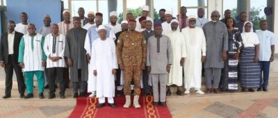 Burkina Faso : Situation sécuritaire, le président Damiba échange avec les leaders religieux