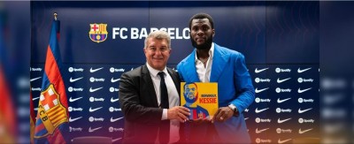 Côte d'Ivoire : Présenté officiellement par le FC Barcelone, Kessié : « Peu de joueurs pourraient non au plus grand club du monde »