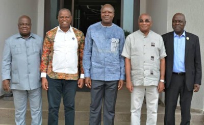 Côte d'Ivoire : Avant la rencontre des Présidents Ouattara, Bédié et Gbagbo, une délégation du PPA-CI et Mabri Toikeusse se  concertent, ce qu'ils ont décidé
