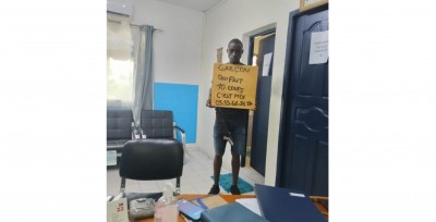 Côte d'Ivoire : L'individu qui « vendait » ses performances sexuelles interpellé